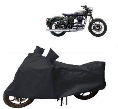 Shree ji traders Two Wheeler Cover for Royal Enfield(Beat, Black)