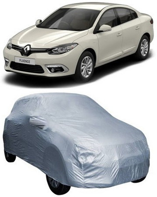 SnehaSales Car Cover For Renault Fluence (With Mirror Pockets)(Silver)