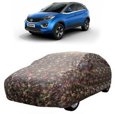 MSR STORE Car Cover For Tata Nexon (Without Mirror Pockets)(Multicolor)