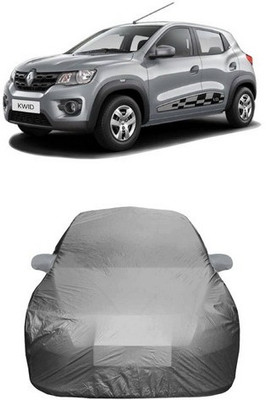 XGuard Car Cover For Renault Kwid (With Mirror Pockets)(Grey)