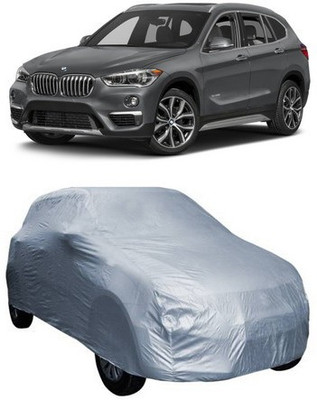 VIRMANG Car Cover For BMW X1 (Without Mirror Pockets)(Silver)