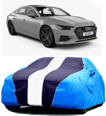 MSR STORE Car Cover For Audi A4 (With Mirror Pockets)(Blue)