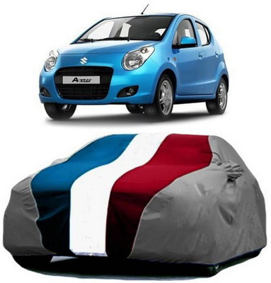 MSR STORE Car Cover For Maruti Suzuki A-Star (With Mirror Pockets)(Red, Blue, Grey)