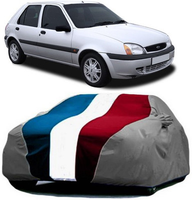 HDSERVICES Car Cover For Ford Fiesta Old (With Mirror Pockets)(Red, Blue, Grey)