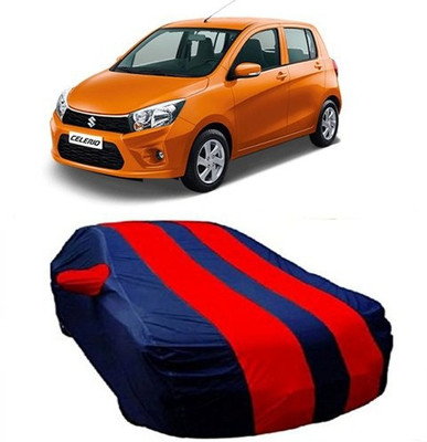 MSR STORE Car Cover For Maruti Suzuki Celerio (With Mirror Pockets)(Red)