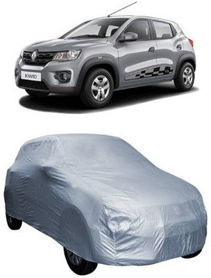 MSR STORE Car Cover For Renault Kwid (Without Mirror Pockets)(Silver)