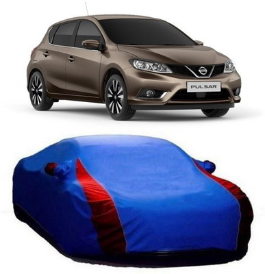 MSR STORE Car Cover For Nissan Pulsar (With Mirror Pockets)(Blue)