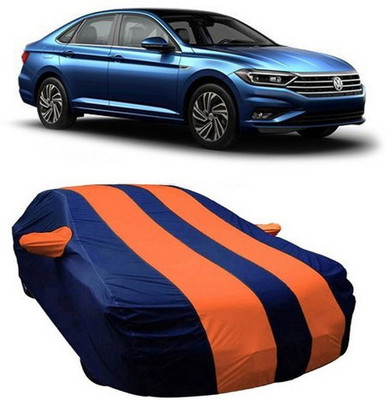 CLASS ONE Car Cover For Volkswagen Jetta (With Mirror Pockets)(Orange)