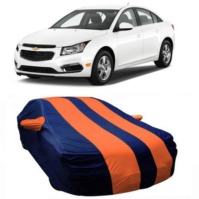 HDSERVICES Car Cover For Chevrolet Cruze (With Mirror Pockets)(Orange)