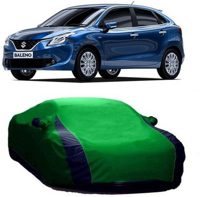TheProtect Car Cover For Maruti Suzuki Baleno (With Mirror Pockets)(Green)