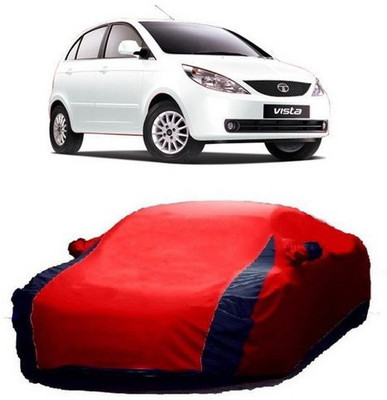 XGuard Car Cover For Tata Indica Vista (With Mirror Pockets)(Red)