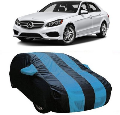 VIRMANG Car Cover For Mercedes Benz E-Class (With Mirror Pockets)(Blue)