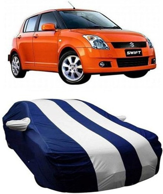 MSR STORE Car Cover For Maruti Suzuki Swift (With Mirror Pockets)(White)
