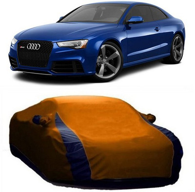 HDSERVICES Car Cover For Audi RS5 (With Mirror Pockets)(Orange)