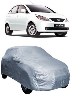 AASDEE Car Cover For Tata Indica Vista (With Mirror Pockets)(Silver)