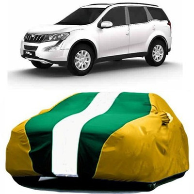 XGuard Car Cover For Mahindra XUV 500 (With Mirror Pockets)(Yellow, Green)
