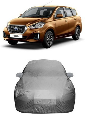 MSR STORE Car Cover For Datsun Go+ (With Mirror Pockets)(Grey)
