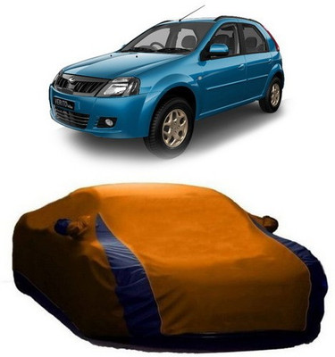 VIRMANG Car Cover For Mahindra Verito Vibe (With Mirror Pockets)(Orange)