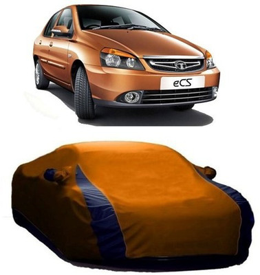 AASDEE Car Cover For Tata Indigo CS (With Mirror Pockets)(Orange)