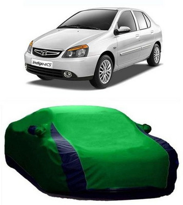 MSR STORE Car Cover For Tata Indigo eCS (With Mirror Pockets)(Green)