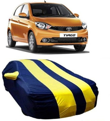 XGuard Car Cover For Tata Tiago (With Mirror Pockets)(Yellow)
