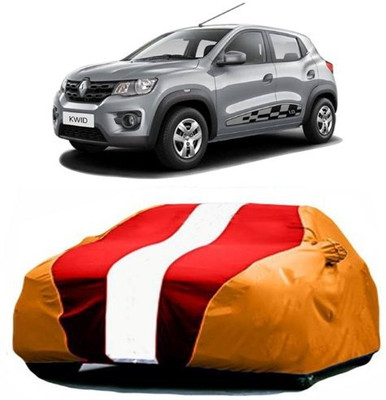 XGuard Car Cover For Renault Kwid (With Mirror Pockets)(Red, Orange)