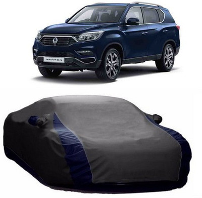 VIRMANG Car Cover For SsangYong Rexton (With Mirror Pockets)(Grey)