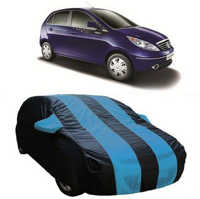 XGuard Car Cover For Tata Vista Tech (With Mirror Pockets)(Blue)