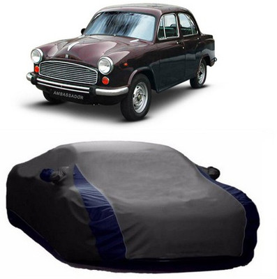 HDSERVICES Car Cover For HM Ambassador (With Mirror Pockets)(Grey)