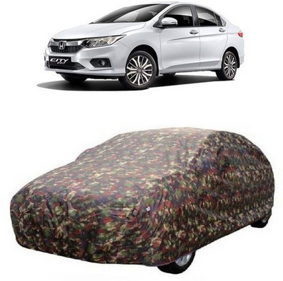 MSR STORE Car Cover For Honda City ZX (Without Mirror Pockets)(Multicolor)