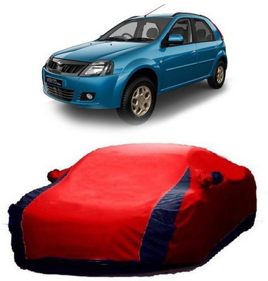 VIRMANG Car Cover For Mahindra Verito Vibe (With Mirror Pockets)(Red)