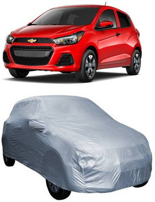 MSR STORE Car Cover For Chevrolet Spark (With Mirror Pockets)(Multicolor)