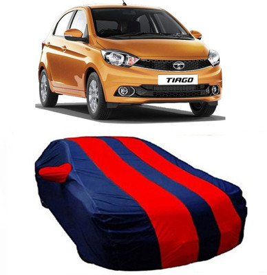 AAMANG Car Cover For Tata Tiago (With Mirror Pockets)(Red)