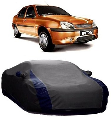 MSR STORE Car Cover For Ford Ikon (With Mirror Pockets)(Grey)