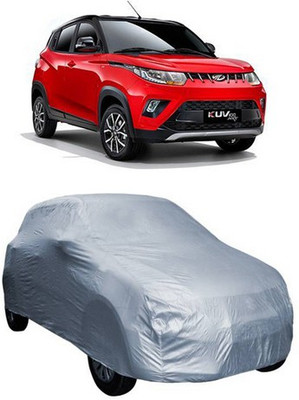 CLASS ONE Car Cover For Mahindra KUV100 (Without Mirror Pockets)(Silver)