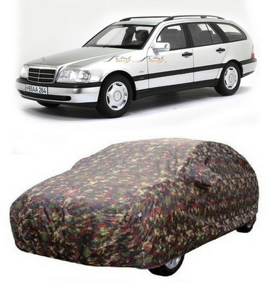 MSR STORE Car Cover For Mercedes Benz C220 (With Mirror Pockets)(Multicolor)