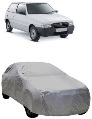 MSR STORE Car Cover For Fiat Uno (Without Mirror Pockets)(Grey)