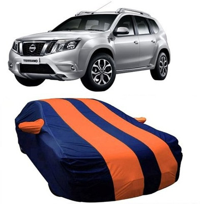 MSR STORE Car Cover For Nissan Terrano (With Mirror Pockets)(Multicolor)