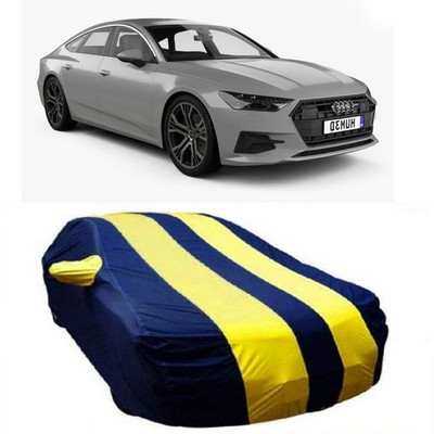 MSR STORE Car Cover For Audi A4 (With Mirror Pockets)(Yellow)