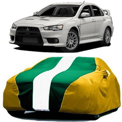 XGuard Car Cover For Mitsubishi Lancer (With Mirror Pockets)(Yellow, Green)