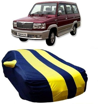 AAMANG Car Cover For Toyota Qualis (With Mirror Pockets)(Yellow)