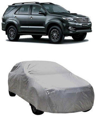 HDSERVICES Car Cover For Toyota Fortuner Old (Without Mirror Pockets)(Grey)