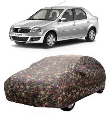 TheProtect Car Cover For Mahindra Logan Edge (With Mirror Pockets)(Multicolor)