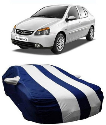 AAMANG Car Cover For Tata Indigo eCS (With Mirror Pockets)(White)
