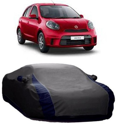 AAMANG Car Cover For Nissan Micra (With Mirror Pockets)(Grey)