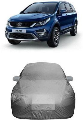 MSR STORE Car Cover For Tata Hexa (With Mirror Pockets)(Grey)