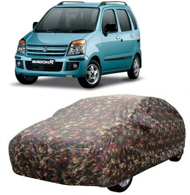 XGuard Car Cover For Maruti Suzuki WagonR (With Mirror Pockets)(Multicolor)