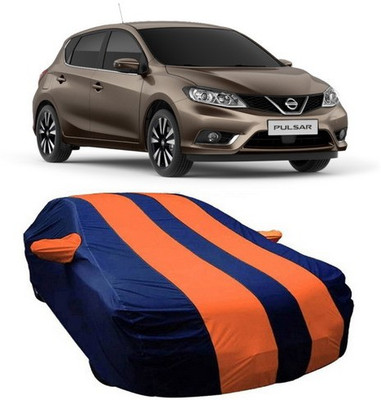 AASDEE Car Cover For Nissan Pulsar (With Mirror Pockets)(Orange)
