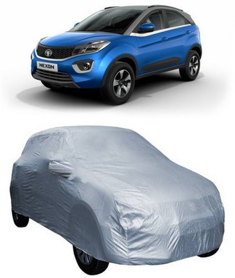 MSR STORE Car Cover For Tata Nexon (With Mirror Pockets)(Silver)
