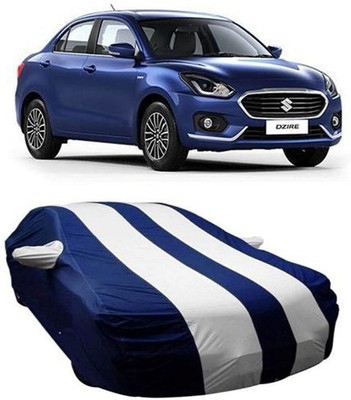 XGuard Car Cover For Maruti Suzuki Swift Dzire (With Mirror Pockets)(White)